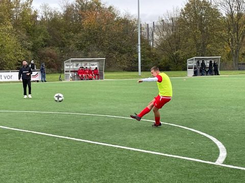 Fußball auf dem Platz – eine Aufnahme aus dem JFV-Vereinsarchiv
